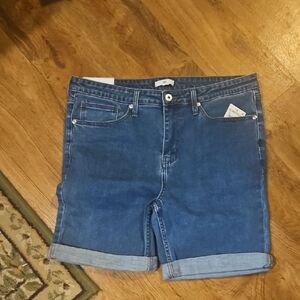 NWT BP Be Responsible Cuffed Denim Shorts Size 34